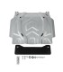 Plancha - protector carter de aluminio 6mm  RIVAL para Mitsubishi L200