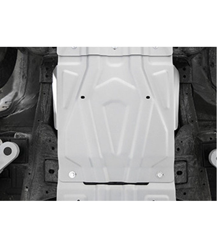 Plancha - protector caja cambio de aluminio 6mm  RIVAL para Mitsubishi L200