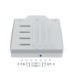 Planchas - protector transfer de aluminio 6mm  RIVAL para Isuzu D-Max desde 2020
