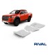 Planchas - protectores de aluminio 6mm  RIVAL para Isuzu D-Max desde 2020
