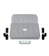 Planchas  protector de aluminio de 6mm para caja de cambio de RIVAL  para Mercedes Sprinter