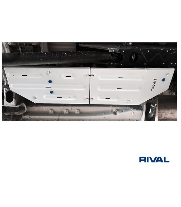 Planchas  protector de aluminio de 6mm para deposito de RIVAL  para Mercedes Sprinter