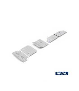 Planchas de bajos  protectores de aluminio de 6mm  de RIVAL  para Mercedes Sprinter