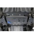 Planchas de protector de acero de  carter  RIVAL  para Nissan Navara D40 y Pathfinder