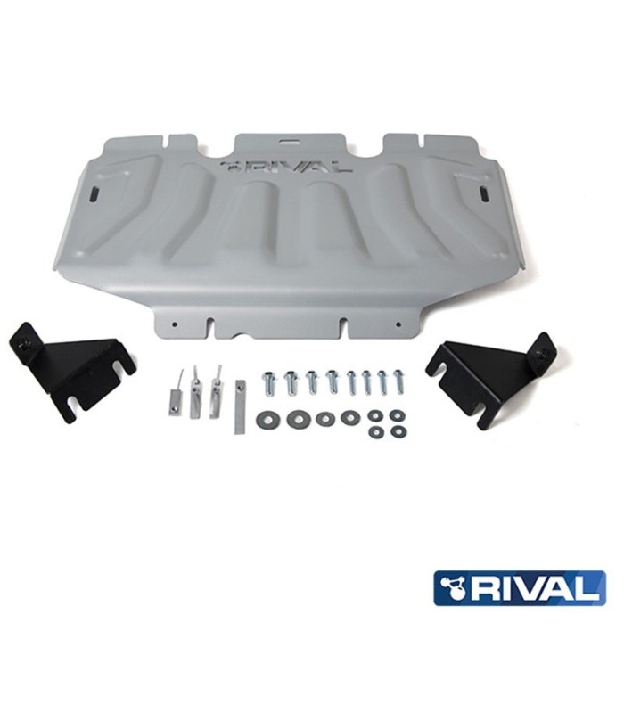 Planchas de protector de aluminio de 4mm de  radiador RIVAL  para Nissan Navara D40 y Pathfinder