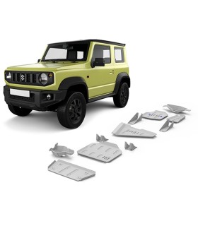 Planchas - protectores de bajos  RIVAL de aluminio de Suzuki Jimny