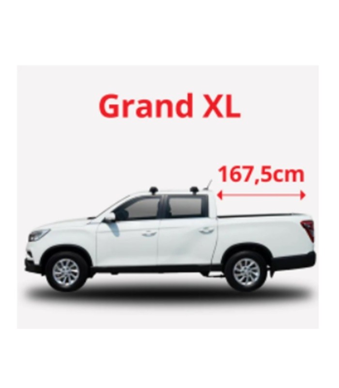 Cubierta plana plegable  Hard-Tri-Fold para Ssangyong Musso