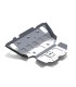 Planchas de proteccion de aluminio 4mm para carter  RIVAL  de Toyota Hilux Vigo