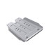 Planchas de proteccion de aluminio 4mm para caja de cambios  RIVAL  de Toyota Hilux Vigo