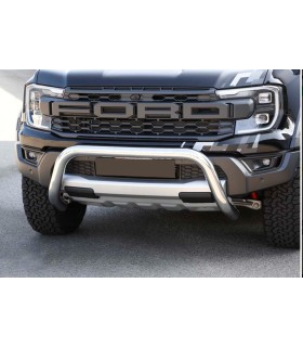 Defensa delantera central INOX homologada CEE de Ford Ranger T9 Raptor