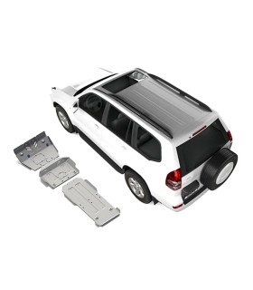 Protectores de aluminio 4mm de  RIVAL para Toyota Land Cruiser 120