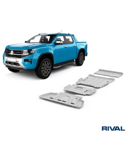 Protectores de bajos RIVAL en aluminio de 6mm  Volkswagen Amarok