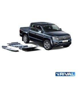 Protección de bajos RIVAL protectores  de aluminio de 4mm Volkswagen Amarok 1 b