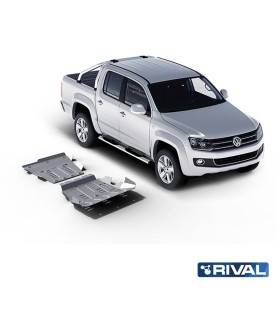 Protección de bajos RIVAL protectores  en aluminio de 6mm Volkswagen Amarok 1