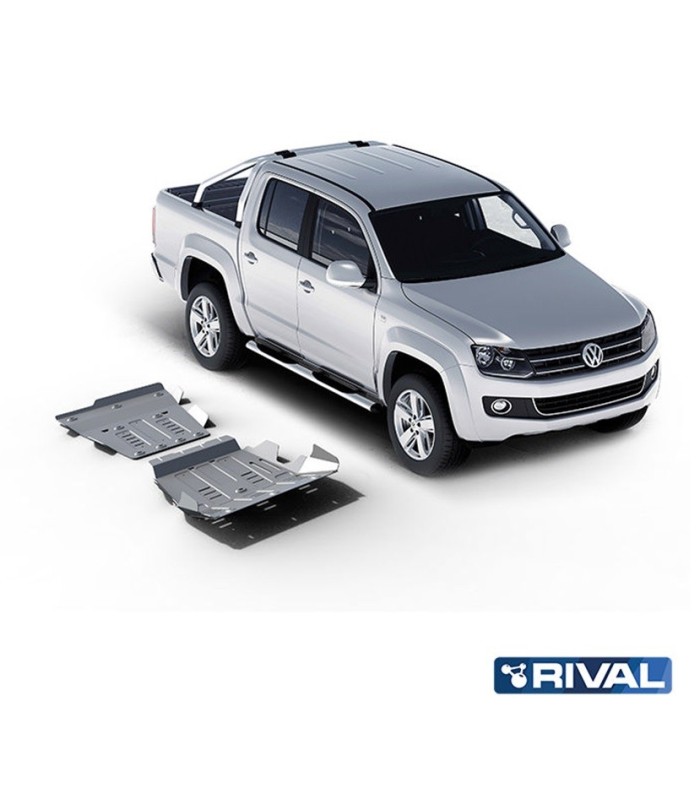 Protección de bajos RIVAL protectores  en aluminio de 6mm Volkswagen Amarok 1
