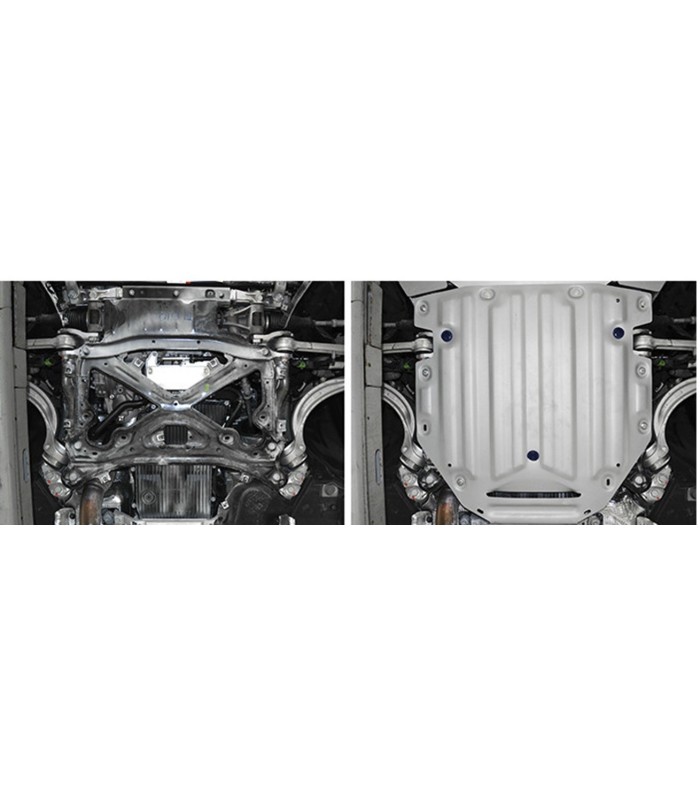 Protector de caja cambios RIVAL en aluminio de 4mm Volkswagen Touareg