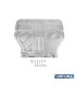 Protector de carter RIVAL en aluminio 3mm Volkswagen T5 - T6 Multivan