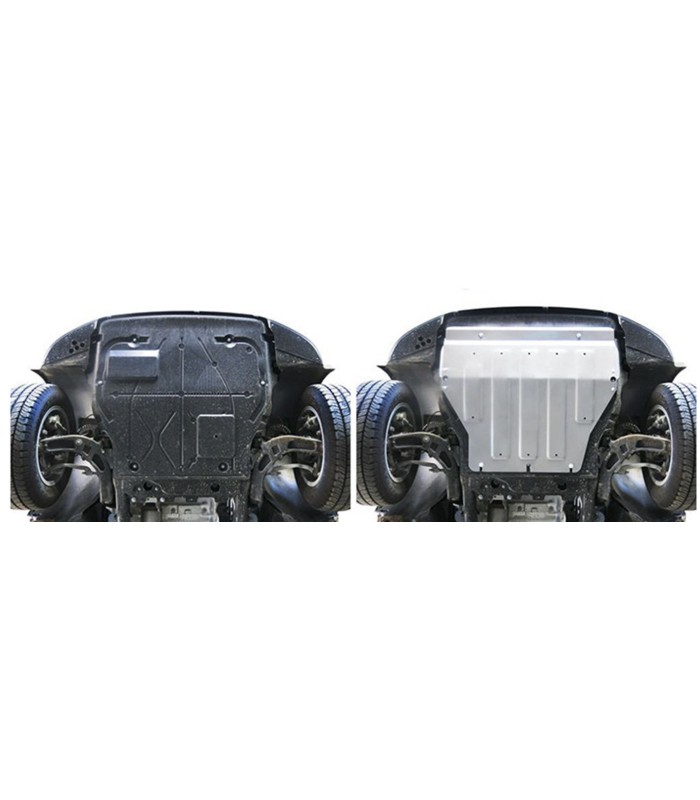 Protector de carter RIVAL en aluminio 6mm Volkswagen T5 y T6 Multivan