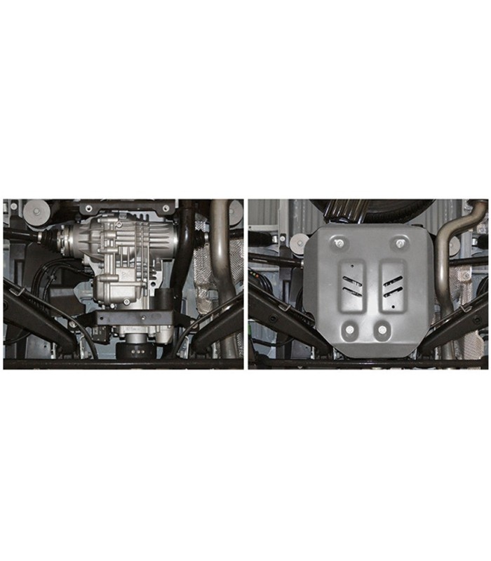 Protector de diferencial RIVAL en aluminio 6mm Volkswagen  T6 Multivan