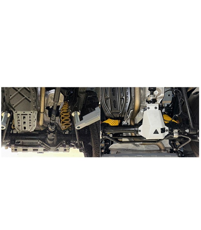 Protector de  RIVAL diferencial delantero  en aluminio 6mm  para Ineos Grenadier