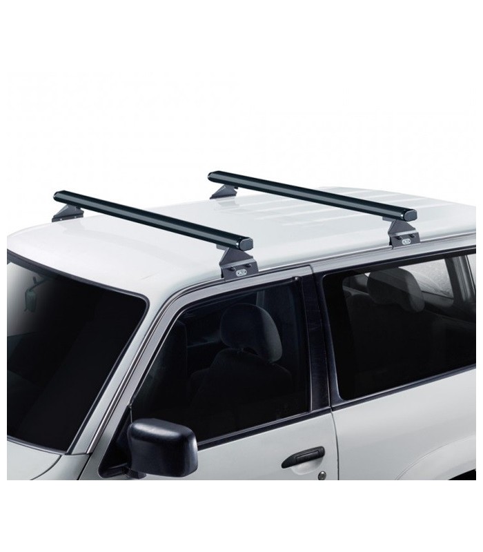 Barras de techo CRUZ Alu Cargo  en aluminio negro para Ford Connect 3 L1