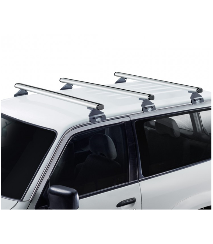 3 Barras cruz Alu Cargo  para Mitsubishi Montero V20 5puertas