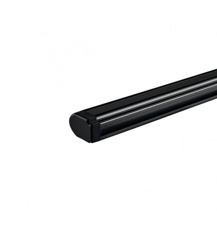 3 Barras cruz Alu Cargo negras para Mitsubishi Montero V20 5puertas