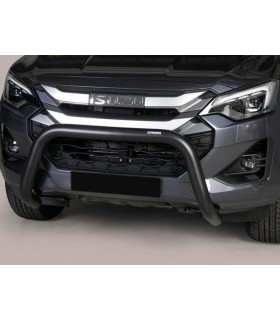 Defensa 76mm delantera negra homologada CE de Isuzu D-max