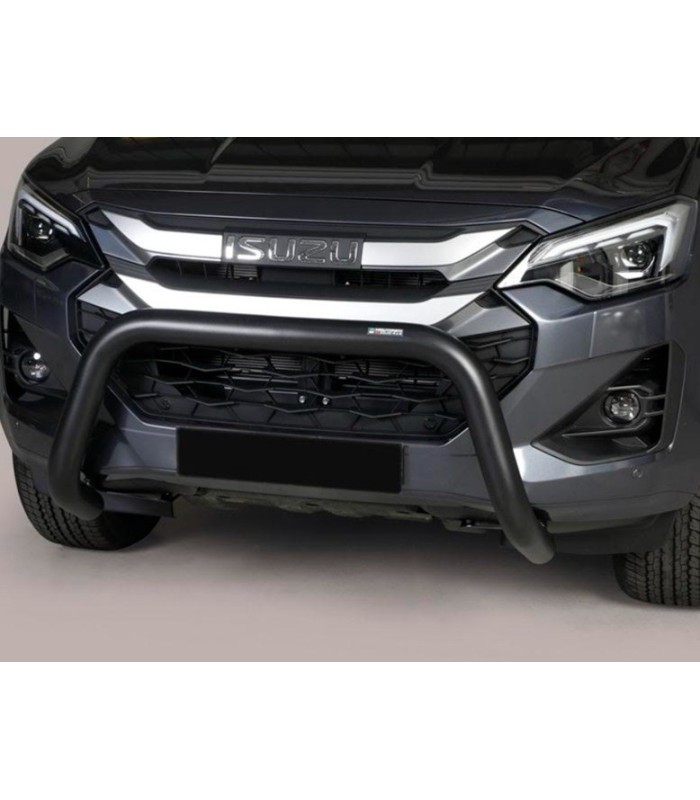 Defensa 76mm delantera negra homologada CE de Isuzu D-max