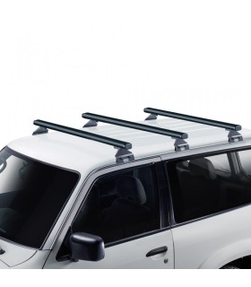 Juego de 3 barras de techo CRUZ ALU CARGO DARK AF Peugeot Partner L2