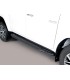 Estriberas negras de plataforma para Toyota Hilux Revo doble cabina