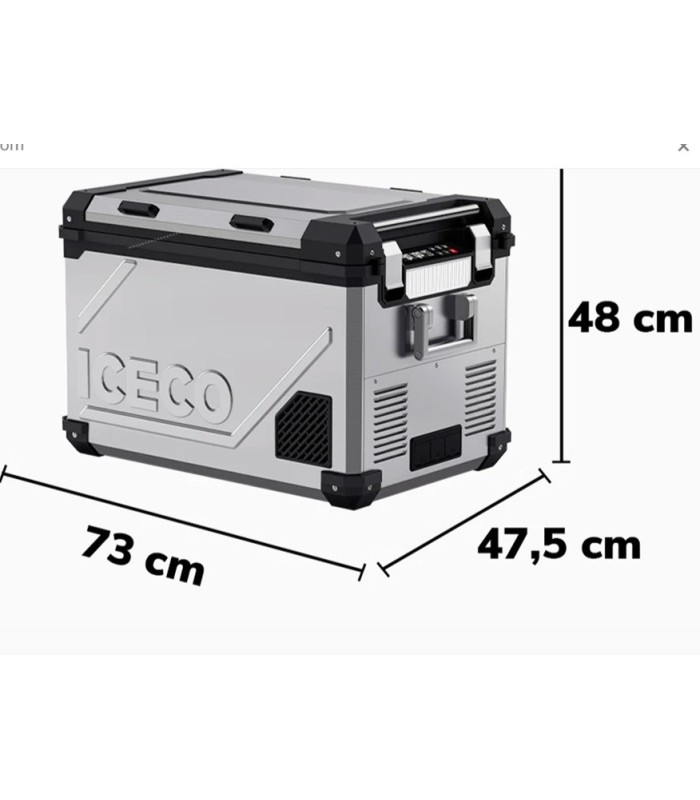 Nevera ICECO APL55 INOX 55L  para coches y todo terreno
