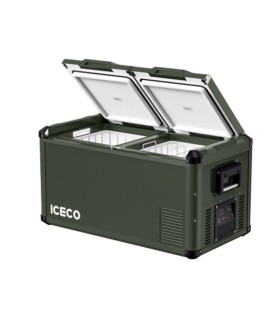 Nevera ICECO  75L verde para coches y todo terreno