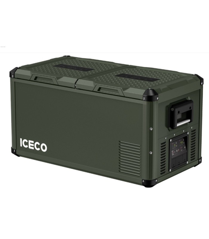 Nevera ICECO  75L verde para coches y todo terreno