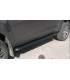Juego de estriberas laterales negras para Pick up Ford Ranger