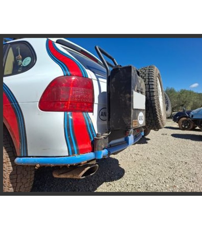 Paragolpes trasero de doble tubo con porta ruedas  para Porsche Cayenne 955 -957