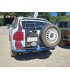 Paragolpes trasero de doble tubo con porta ruedas  para Porsche Cayenne 955 -957
