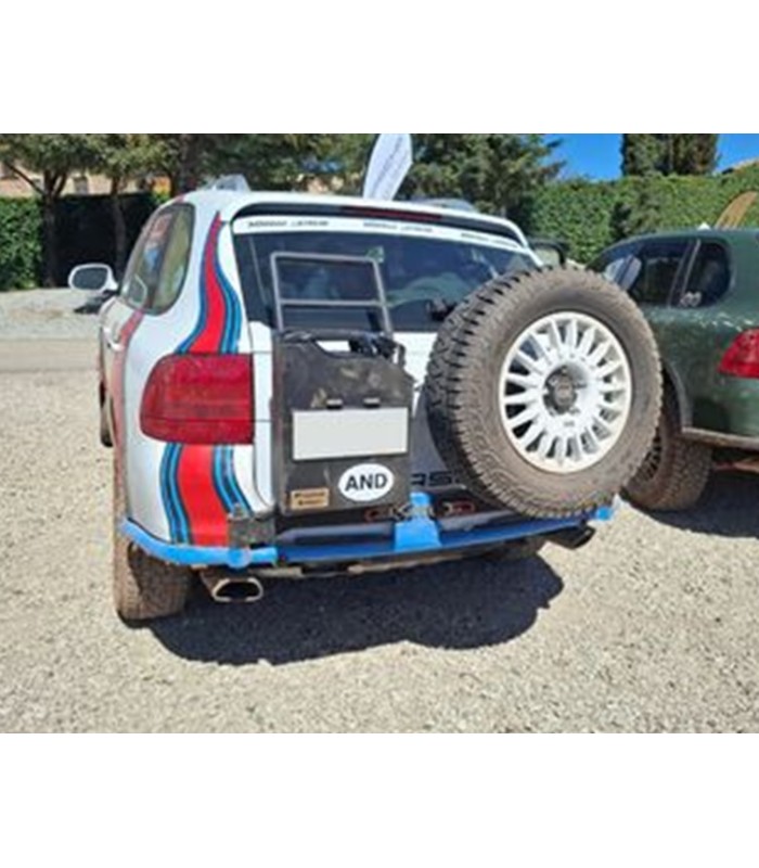 Paragolpes trasero de doble tubo con porta ruedas  para Porsche Cayenne 955 -957