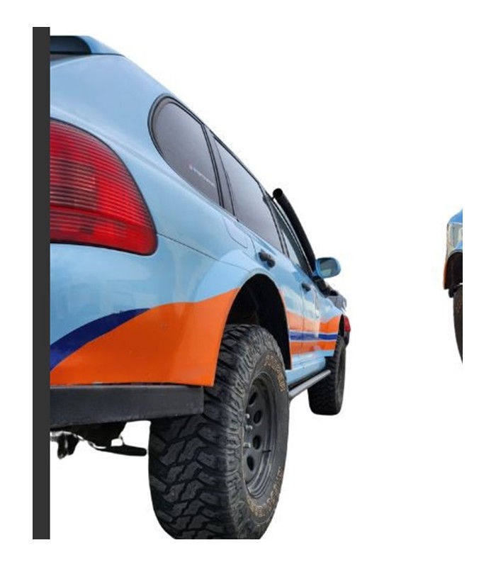 Juego de estriberas laterales de tubo Porsche Cayenne