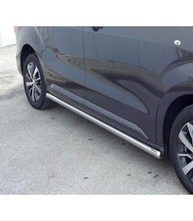 Estribos en tubo inox Ø63mm para Citroen jumpy 2016 a