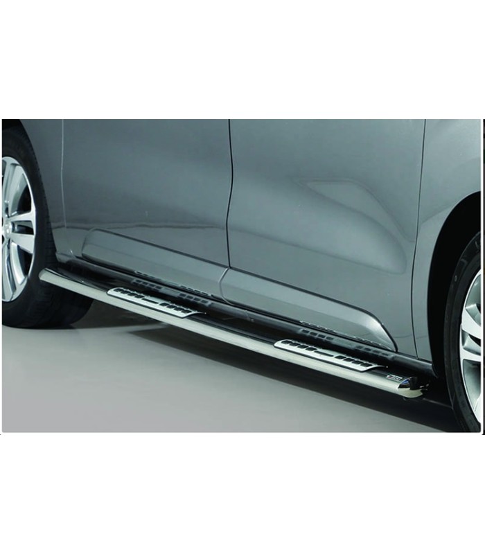 Estribos en tubo inox Ø63mm para Citroen jumpy 2016 b