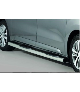 Estribos en tubo inox Ø63mm para Citroen jumpy 2016 c