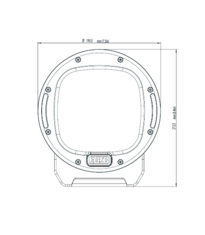 Faros auxiliares de largo alcance Led ARB de todo terreno