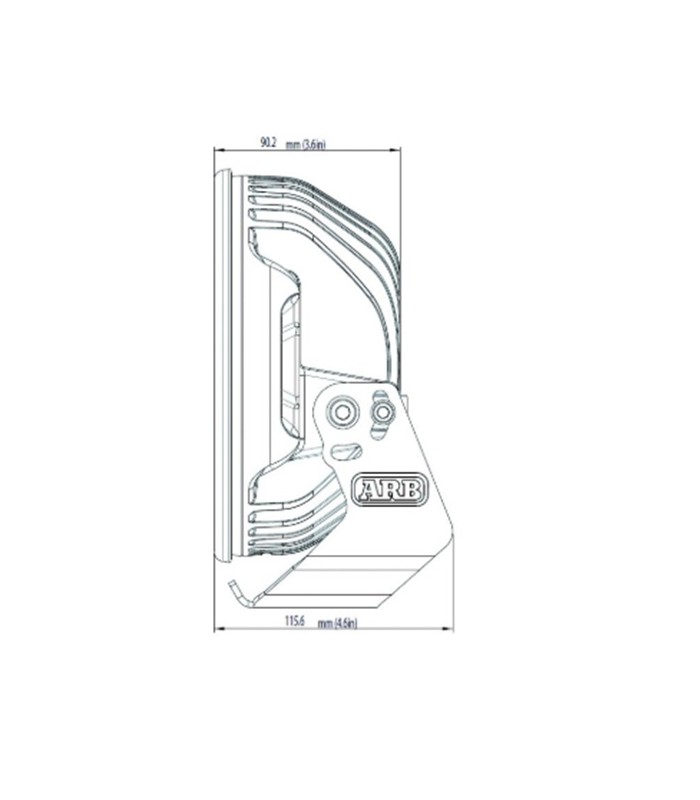 Faros auxiliares de largo alcance Led ARB de todo terreno