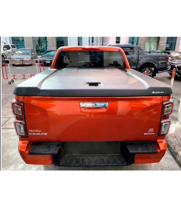 tapa plana aeroklas en abs negro para isuzu n60 doble cabina