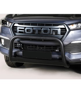 Defensa delantera en acero de 63mm en color negro para Foton G7