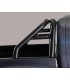 Roll bar en acero inox 76mm negra con traviesa  para Foton G7