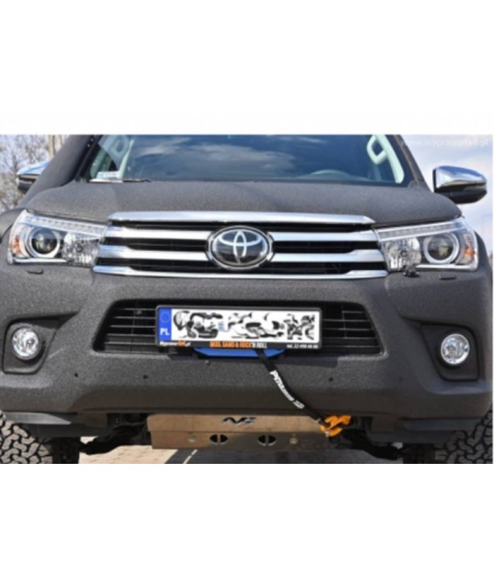 Plancha de proteccion carter N4 dural 6mm para Toyota Hilux Revo