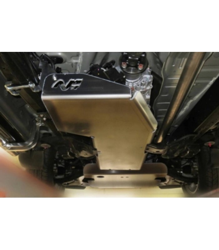 Plancha de proteccion de caja cambio  N4 en aluminio de 8mm  para Mitsubishi l200