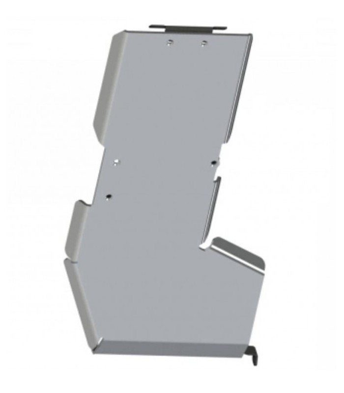 Plancha de proteccion de caja cambio  N4 en aluminio de 8mm  para Mitsubishi l200